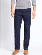 Marks & Spencer Regular Fit Super Lightweight Chinos Navy