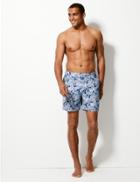 Marks & Spencer Quick Dry Koi Carp Print Swim Shorts Cobalt