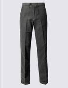 Marks & Spencer Regular Fit Pure Cotton Chinos Dark Grey