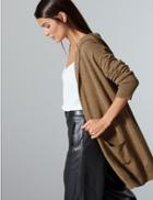 Marks & Spencer Pure Cashmere Hooded Cardigan Mole