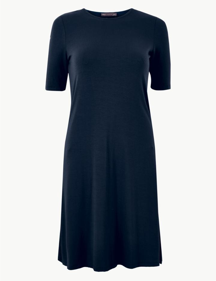 Marks & Spencer Jersey Swing Dress Navy