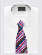 Marks & Spencer Pure Silk Royal Multi Striped Tie Multi/brights
