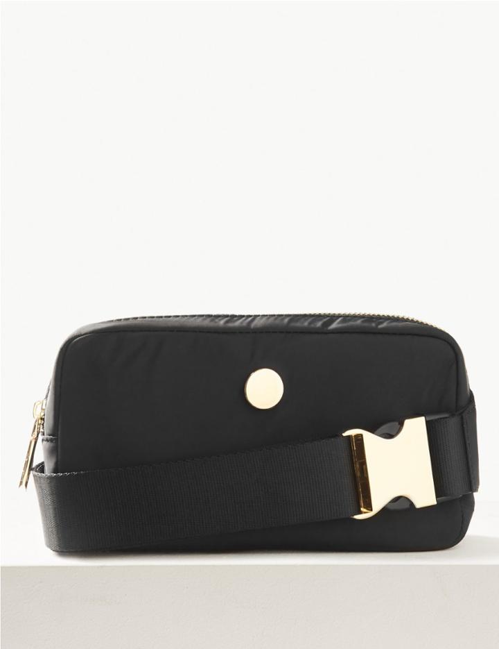 Marks & Spencer Zipped Detail Bum Bag Black