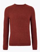 Marks & Spencer Crew Neck Jumper Brick