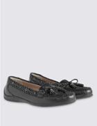Marks & Spencer Leather Tassel Boat Shoes With Footglove&trade; Black Mix