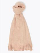 Marks & Spencer Brushed Knit Scarf Camel