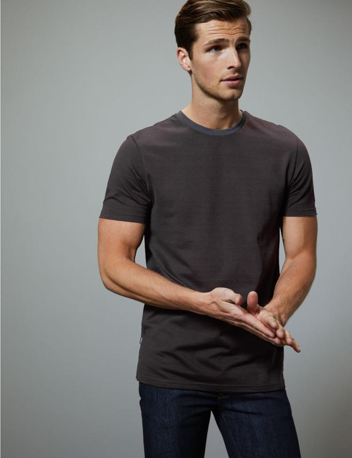 Marks & Spencer Premium Cotton T-shirt Burgundy