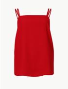 Marks & Spencer Square Neck Camisole Top Chilli