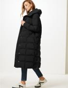 Marks & Spencer Oversized Longline Padded Coat Black