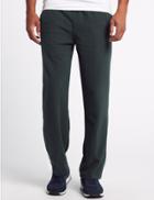 Marks & Spencer Fleece Joggers With Staynew&trade; Green