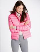 Marks & Spencer Down & Feather Jacket With Stormwear&trade; Pink