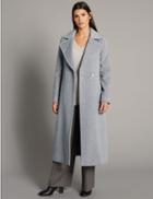 Marks & Spencer Wool Rich Wrap Coat Grey