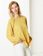 Marks & Spencer Textured Regular Fit Blouse Honey