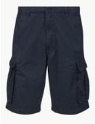 Marks & Spencer Pure Cotton Authentic Cargo Shorts Dark Navy