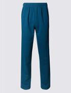 Marks & Spencer Cotton Rich Joggers Teal Mix