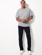 Marks & Spencer Tapered Fit Stretch Jeans Blue/black