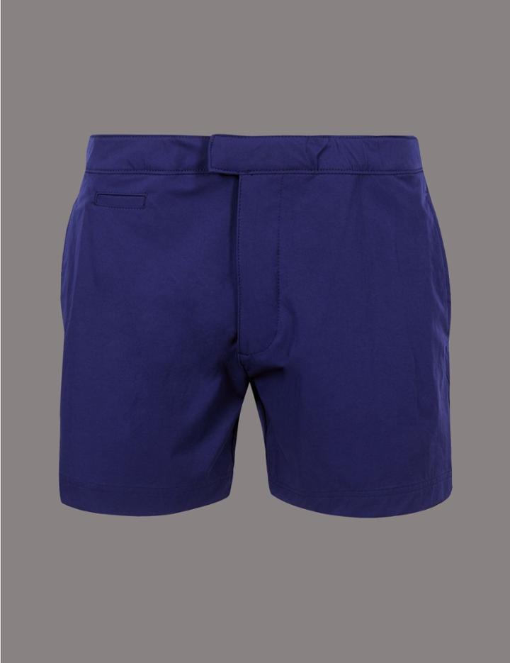 Marks & Spencer Auto Stretch Swim Shorts Dark Blue