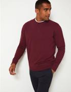 Marks & Spencer Pure Cotton Crew Neck Sweatshirt Plum