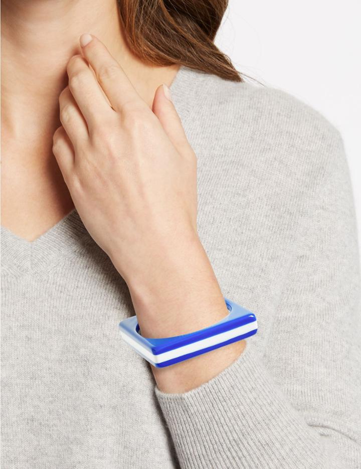 Marks & Spencer Square Bangle Bracelet Blue