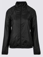 Marks & Spencer Quick Dry Long Sleeve Jacket Black