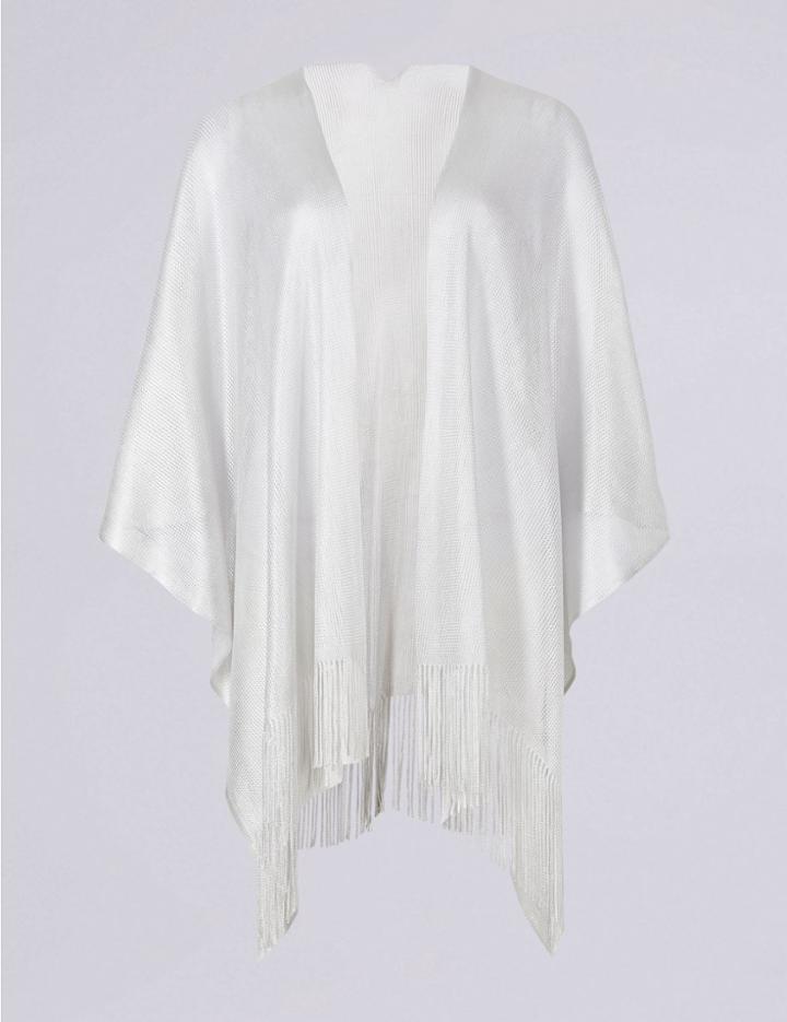 Marks & Spencer Metallic Wrap Silver
