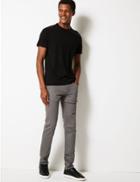 Marks & Spencer Skinny Fit Italian Cotton Stretch Jeans Grey