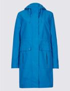 Marks & Spencer Long Sleeve Anorak Jacket Bright Blue
