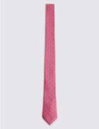 Marks & Spencer Squiggle Tie & Pocket Square Set Red Mix