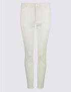 Marks & Spencer Curve 360 Contour High Waist Skinny Jeans Soft White