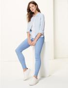 Marks & Spencer Cotton Rich Jeggings Periwinkle
