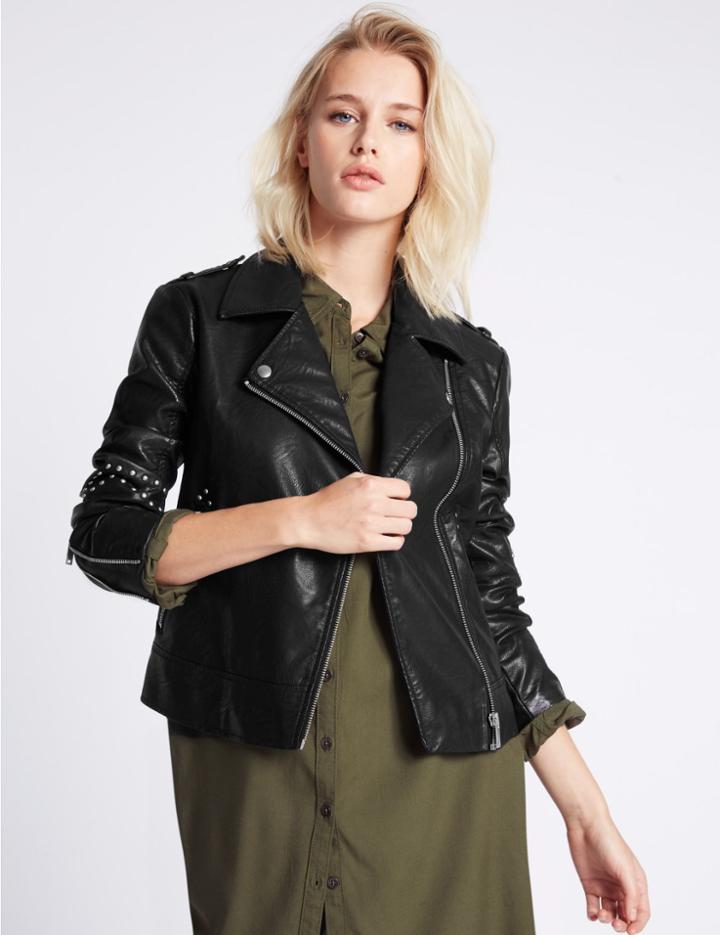 Marks & Spencer Studded Jacket Black