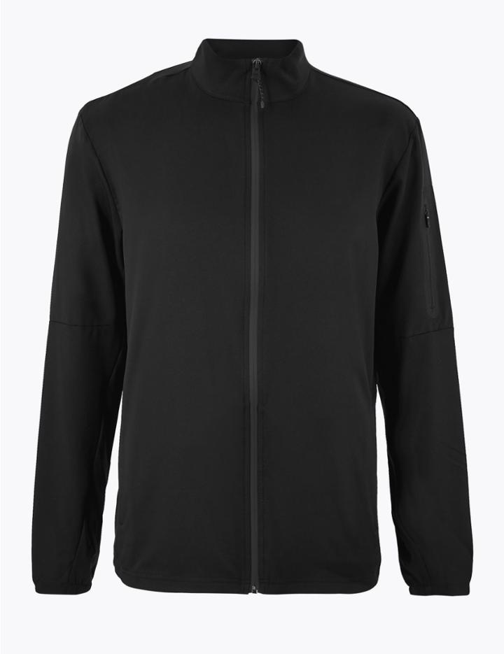 Marks & Spencer Active Funnel Neck Sweatshirt Black