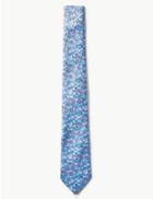 Marks & Spencer Floral Tie Soft Blue Mix