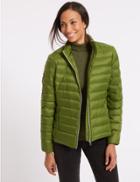 Marks & Spencer Lightweight Down & Feather Jacket Fern Green