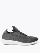 Marks & Spencer Lace-up Trainers Black Mix