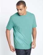 Marks & Spencer Pure Cotton Regular Fit T-shirt With Staynew&trade; Sea Green