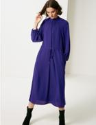 Marks & Spencer 3/4 Sleeve Tea Dress Cobalt