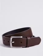 Marks & Spencer Rectangle Buckle Chino Belt Brown
