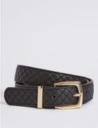 Marks & Spencer Faux Leather Hip Belt Black