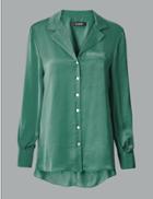 Marks & Spencer Long Sleeve Shirt Sea Green