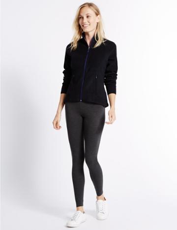 Marks & Spencer Cotton Rich Skinny Leggings Charcoal