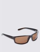 Marks & Spencer Classic Polarised Rectangle Sunglasses Brown