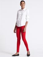 Marks & Spencer Mid Rise Super Skinny Jeans Red Mix