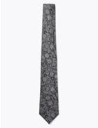 Marks & Spencer Silk Slim Paisley Swarovski Crystals Tie Grey Mix