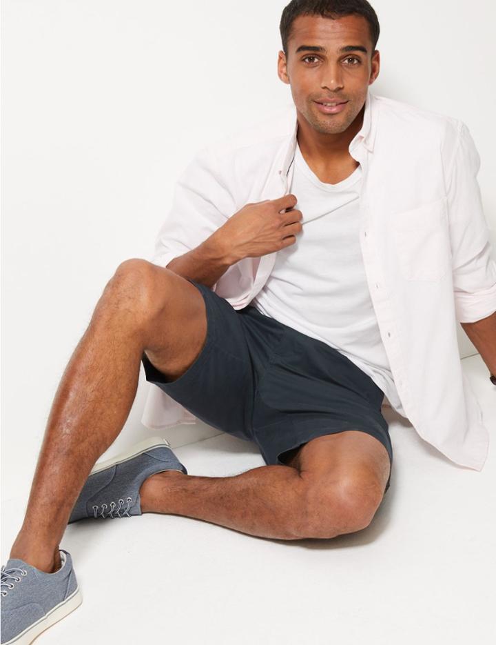 Marks & Spencer Super Light Weight Chino Shorts Navy