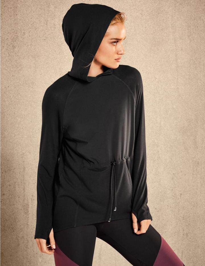 Marks & Spencer Active Draped Hoody Black