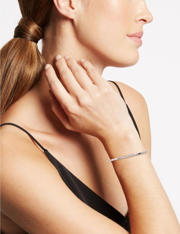 Marks & Spencer Crystal Studded Bracelet Silver