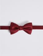 Marks & Spencer Textured Bow Tie Red