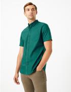 Marks & Spencer Pure Cotton Oxford Shirt Emerald