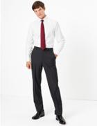 Marks & Spencer Regular Fit Trousers Charcoal